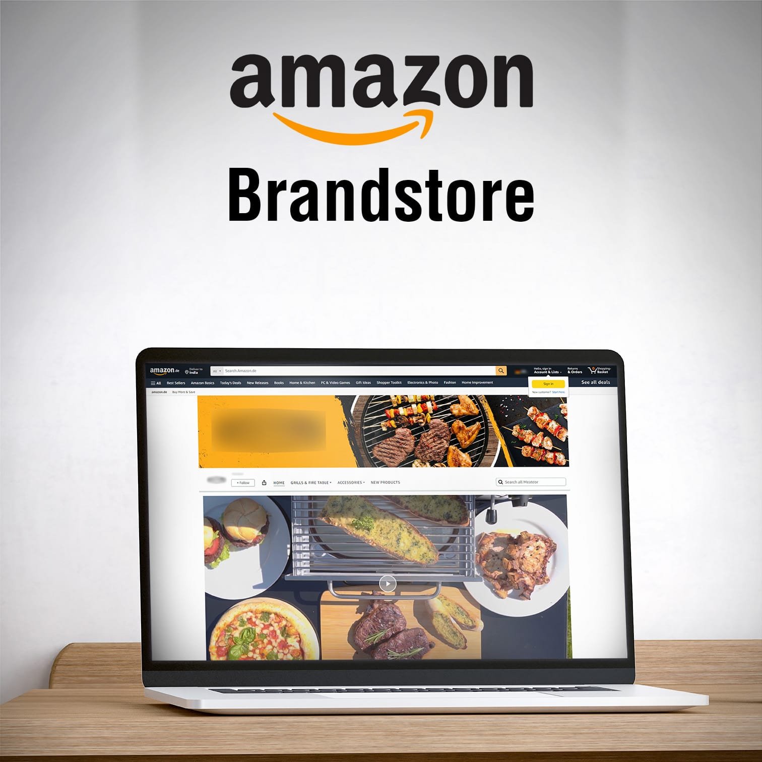Amazon brand store creation service