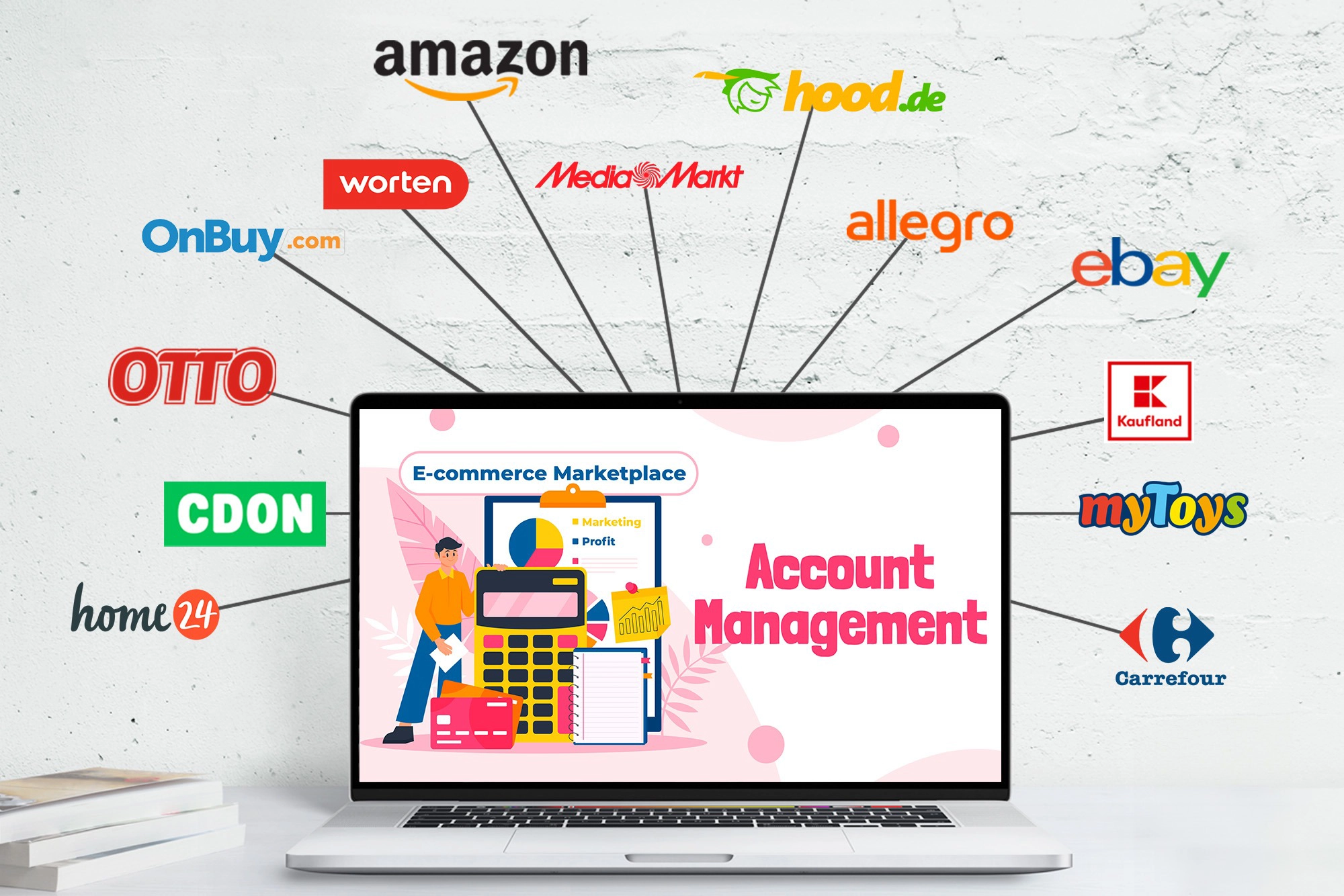 Unlock your e-commerce potential with Blueberry's account management. We handle content creation, editing, and marketplace uploads, so you can focus on growing your business.