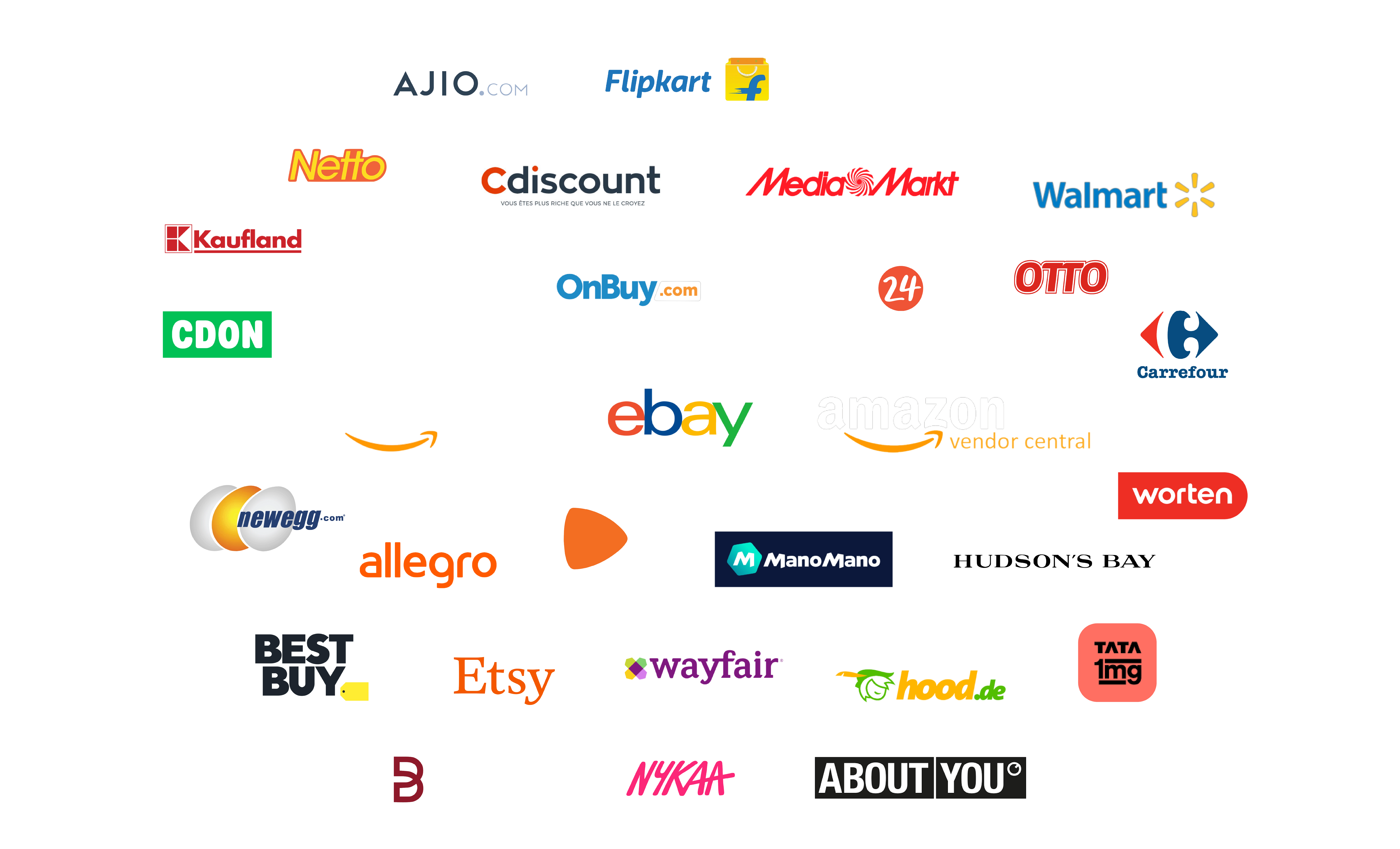 We manage A to Z e-commerce account operations, like uploads, updates, variation creation for EU, UK, AU, UAE & USA marketplaces which includes Amazon seller, Amazon vendor, eBay, CDON, Kaufland, Netto, Cdiscount, Mediamarkt, Walmart, Onbuy.com, Hudson's Bay, OTTO, Carrefour, Newegg, Allegro, Home24, Etsy, Wayfair, Hood.de, ManoMano, Worten and many more...